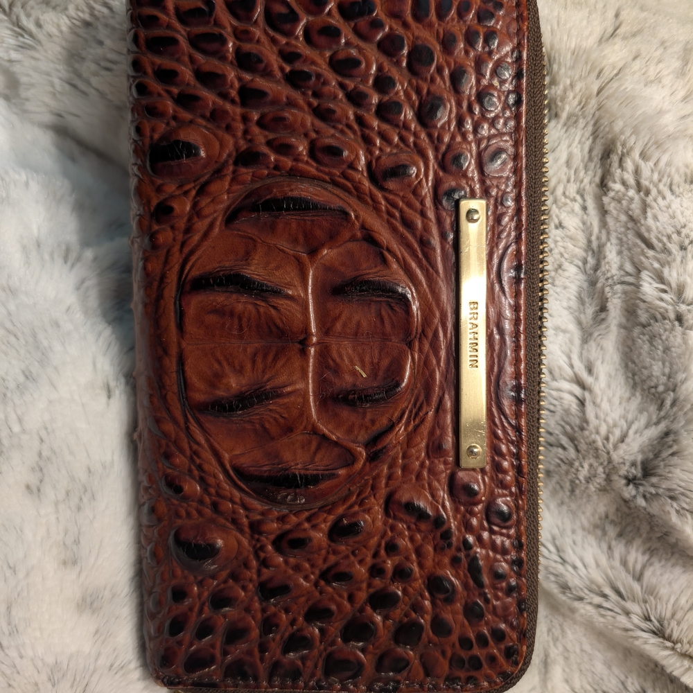 Brahmin Suri Pecan Leather Wallet